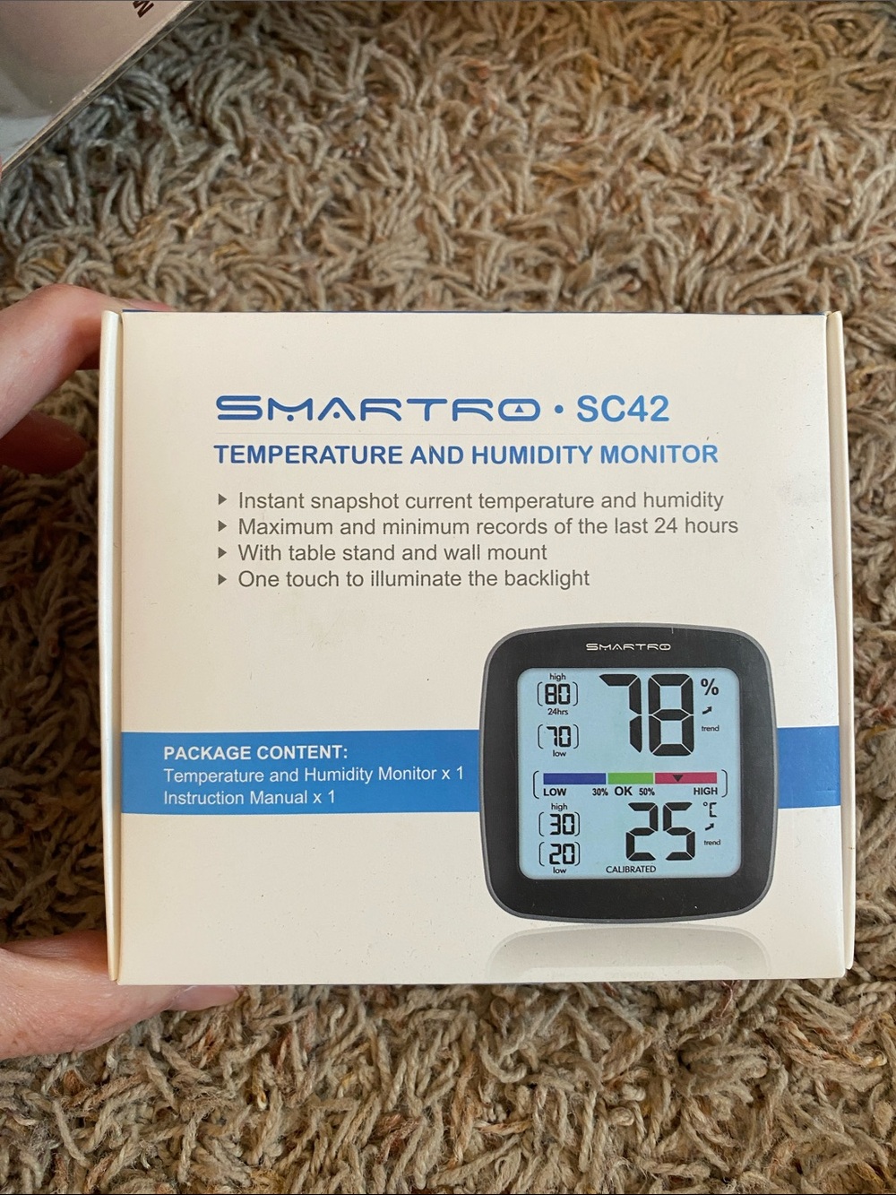 Smartro SC42 Temperature and humidity monitor